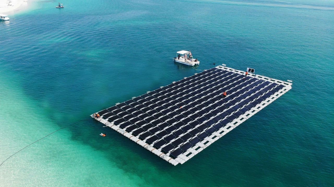 海上光伏建设